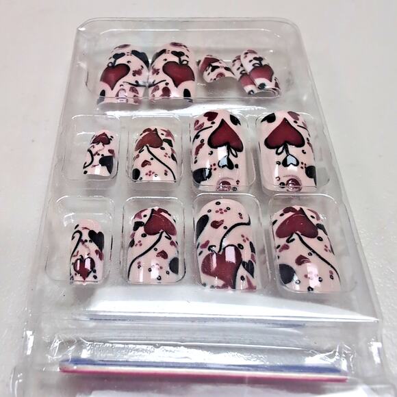 Holiday False Nail Lot of 6 Sets Halloween 4th of July Christmas Valentines Day - Picture 12 of 13